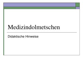 Medizindolmetschen