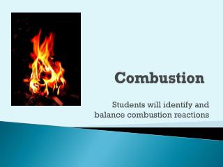 Combustion