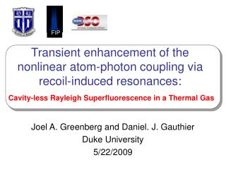 Transient enhancement of the nonlinear atom-photon coupling via recoil-induced resonances: