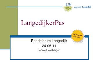 LangedijkerPas