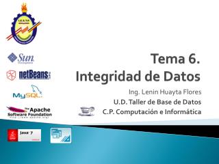 Tema 6. Integridad de Datos