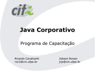 Java Corporativo