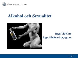 Alkohol och Sexualitet