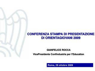 Roma, 28 ottobre 2009