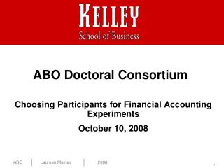 ABO Doctoral Consortium