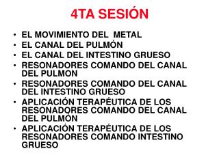 4TA SESIÓN