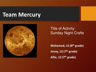 Team Mercury