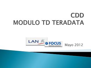 CDD MODULO TD TERADATA