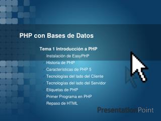 PHP con Bases de Datos