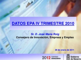 DATOS EPA IV TRIMESTRE 2010