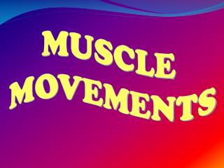MUSCLE MOVEMENTS