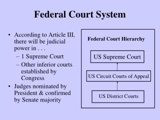 Federal Court System
