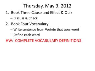 Thursday, May 3, 2012