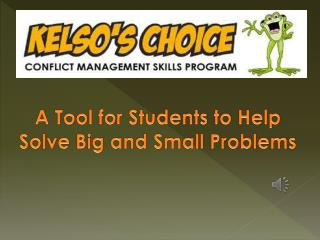 A Tool for Students to Help Solve Big and Small Problems
