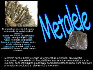 Metalele