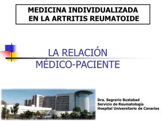 LA RELACIÓN MÉDICO-PACIENTE