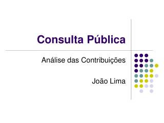 Consulta Pública