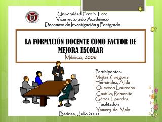 Universidad Fermín Toro Vicerrectorado Académico Decanato de Investigación y Postgrado