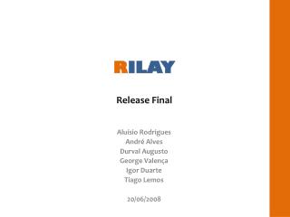 R ILAY Release Final