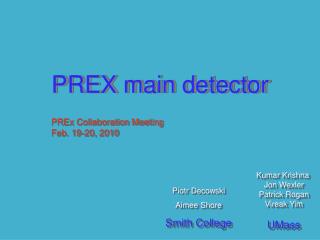 PREX main detector