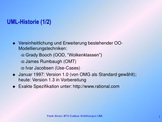 UML-Historie (1/2)