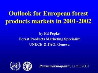 Outlook for European forest products markets in 2001-2002