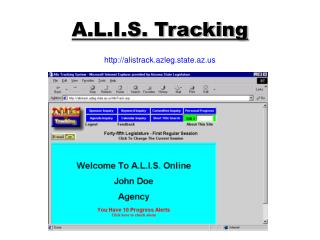 A.L.I.S. Tracking