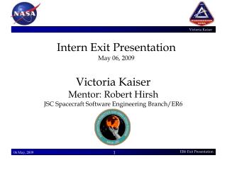 Intern Exit Presentation May 06, 2009