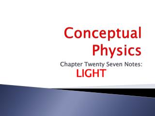 Conceptual Physics