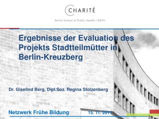 Ergebnisse der Evaluation des Projekts Stadtteilmütter in Berlin-Kreuzberg