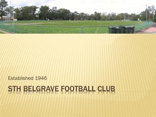 Sth Belgrave Football Club