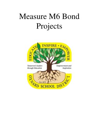 Measure M6 Bond Projects