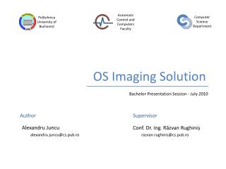 OS Imaging Solution