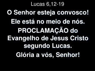 Lucas 6,12-19