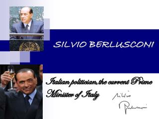 SILVIO BERLUSCONI