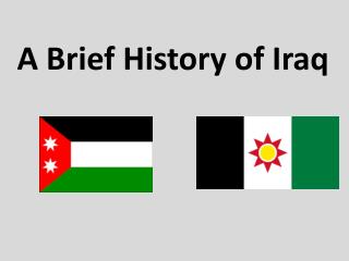 A Brief History of Iraq