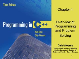 Chapter 1 Overview of Programming and Problem Solving