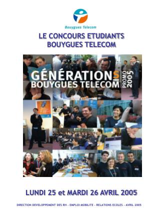 LE CONCOURS ETUDIANTS BOUYGUES TELECOM