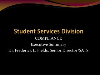 Student Services Division