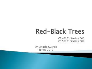 Red-Black Trees