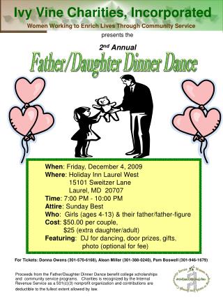 Father/Daughter Dinner Dance