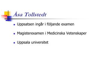 Åsa Tollstedt
