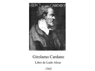 Girolamo Cardano
