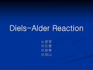 Diels-Alder Reaction