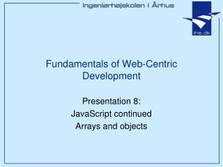 Fundamentals of Web-Centric Development