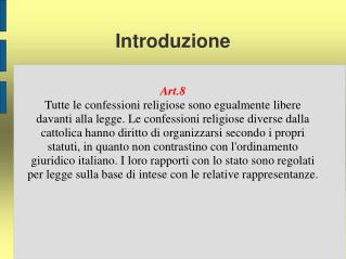 Introduzione