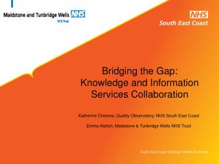 Bridging the Gap: Knowledge and Information Services Collaboration