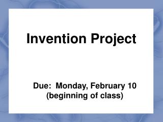 Invention Project