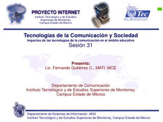 Tecnologías de la Comunicación y Sociedad
