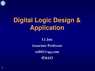 Digital Logic Design &amp; Application